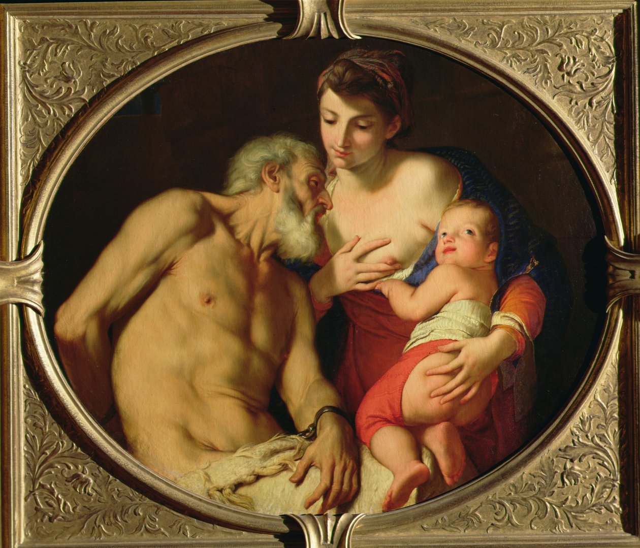 Roman Charity (Cimon ja Pero), n. 16901700 tekijältä Carlo Cignani