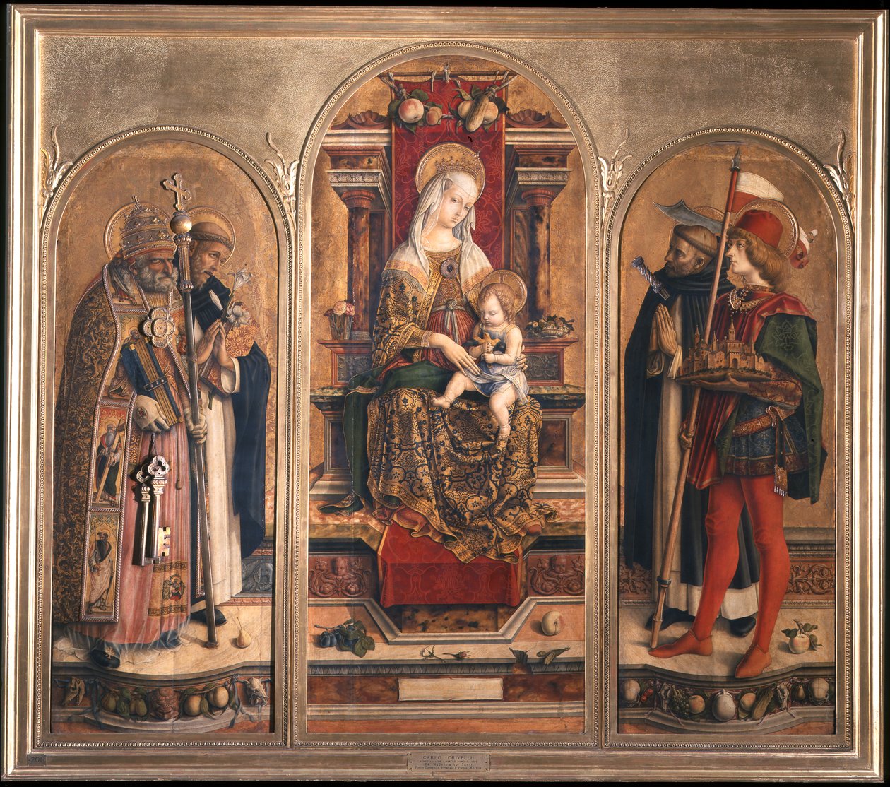 Camerino Tryptich (Tryptich of Saint Domenico) tekijältä Carlo Crivelli