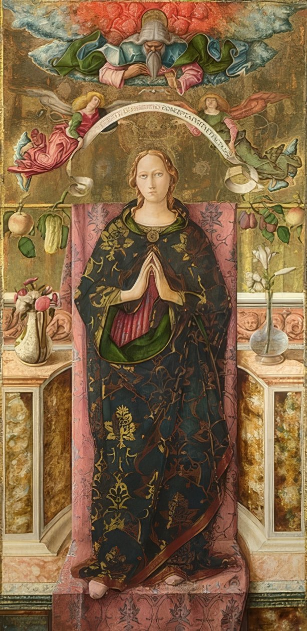 Immaculate Concept. 1492 tekijältä Carlo Crivelli