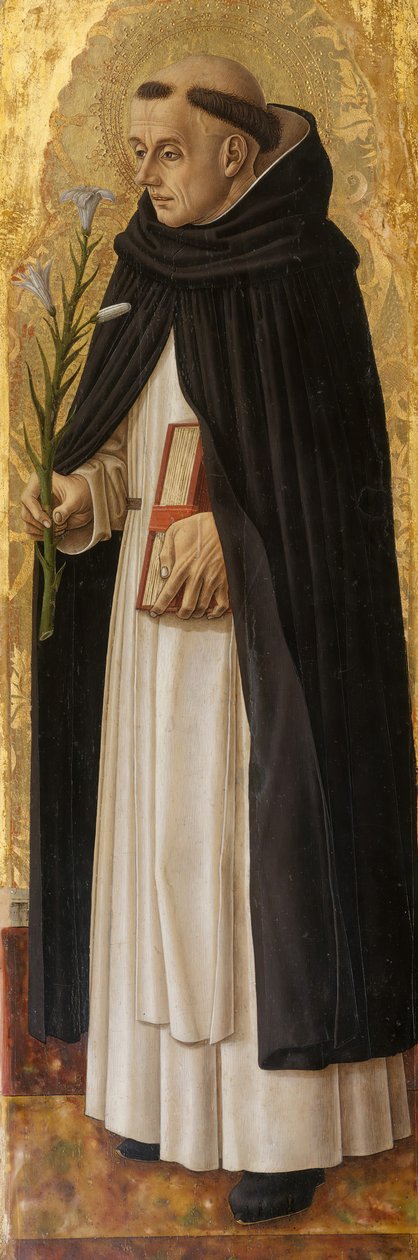 Pyhä Dominic, 1472. tekijältä Carlo Crivelli