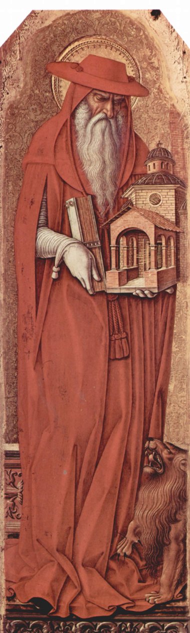 Saint Jerome tekijältä Carlo Crivelli