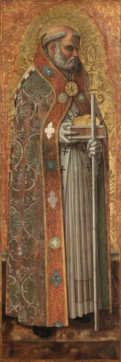 Pyhä Nikolaos Barin tekijältä Carlo Crivelli