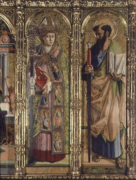 St. Emidius ja St. Paul, yksityiskohta Sant