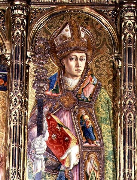 St. Emidius, yksityiskohta Sant