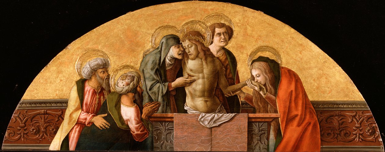 , Montefioren polyptyykistä, n. 1470 (tempera puulevyllä) (katso myös 492442-44) tekijältä Carlo Crivelli