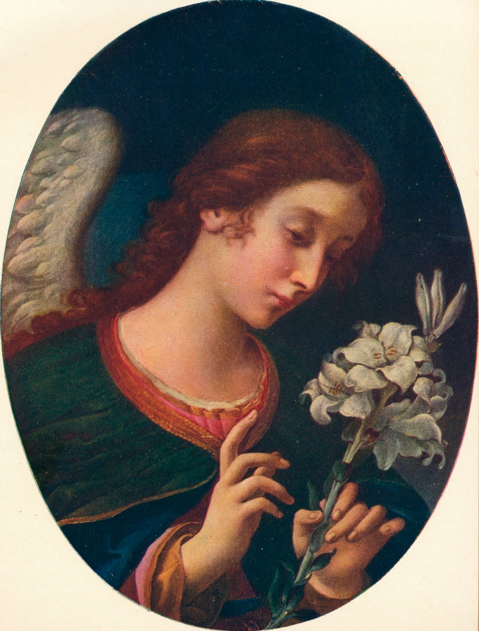 Ilmoituksen enkeli, 1600-luku tekijältä Carlo Dolci
