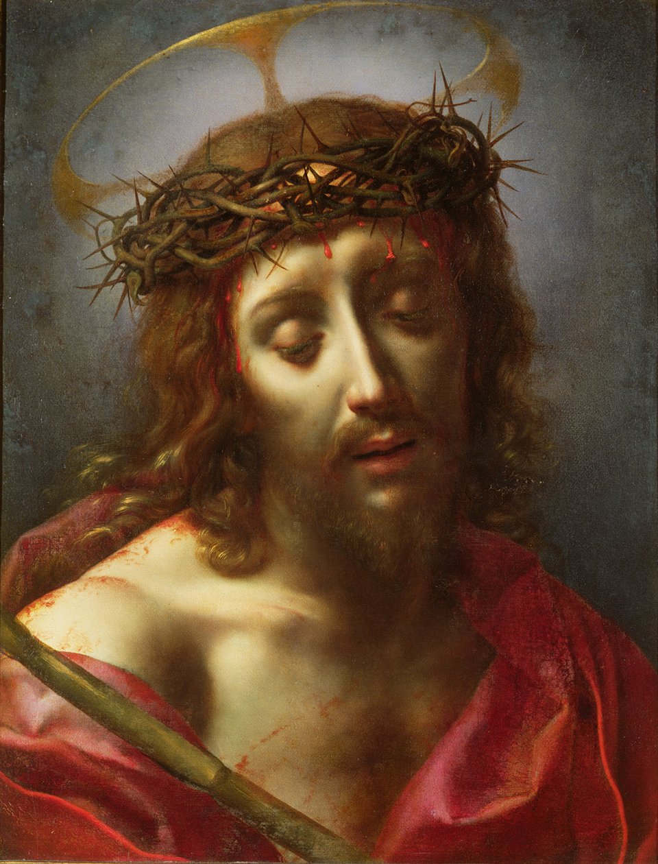Kristus murheiden miehenä tekijältä Carlo Dolci