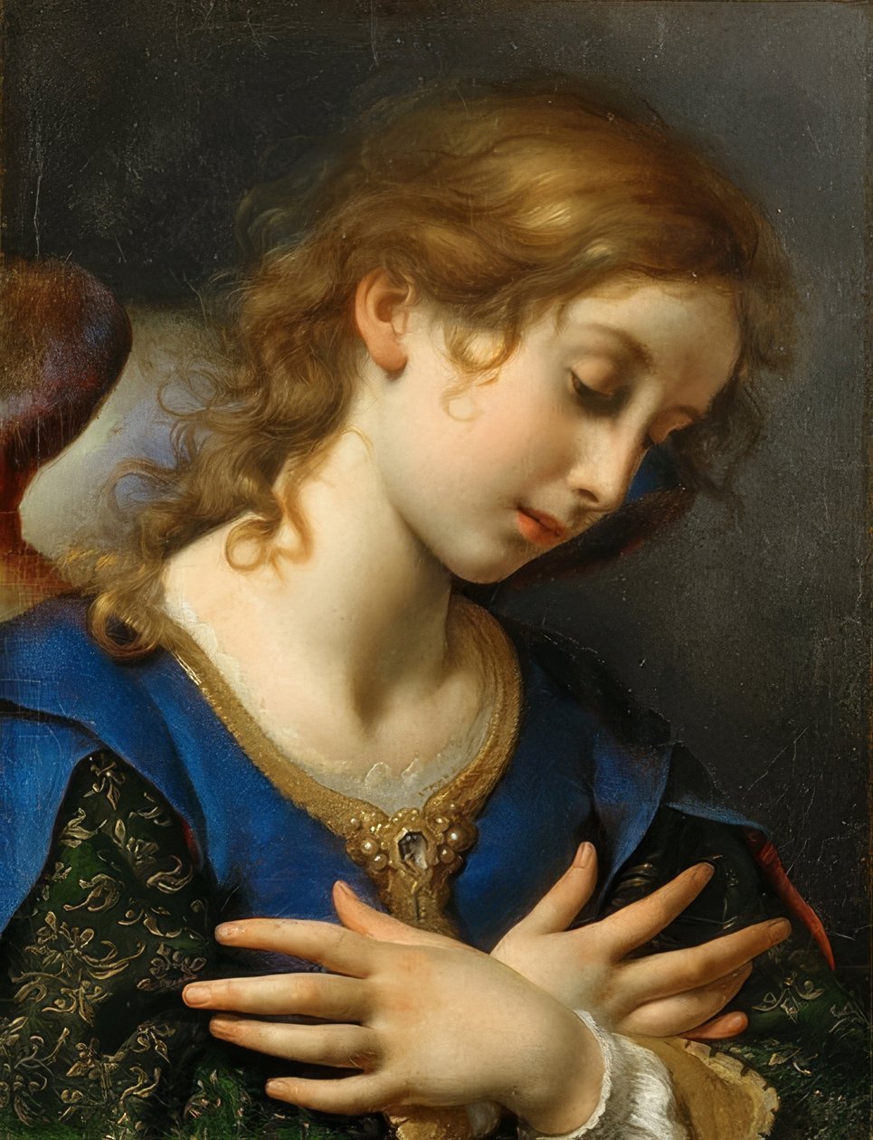 Ilmoituksen enkeli. Noin 1653 tekijältä Carlo Dolci