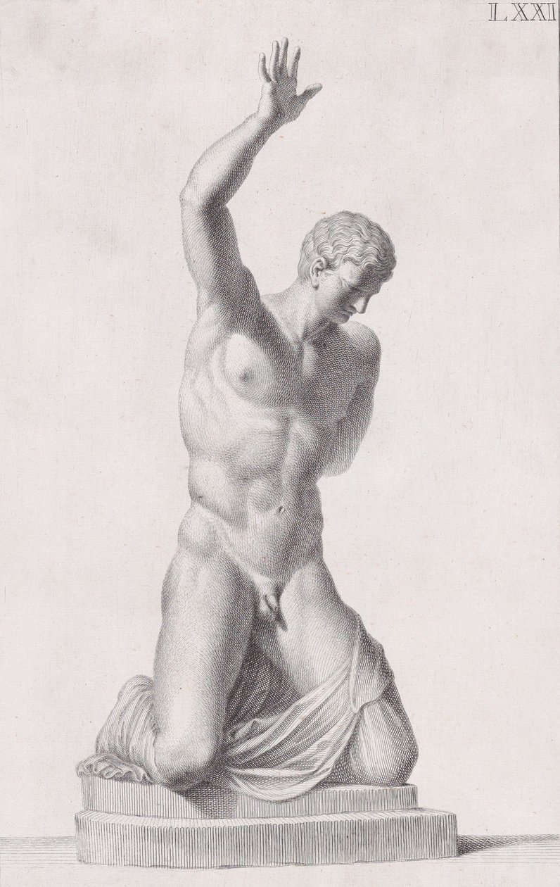 Narkissuksen patsas, 1734 tekijältä Carlo Gregori