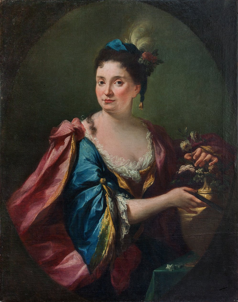 Caterina Corbelinin muotokuva (?), n. 1730 (öljy kankaalle) tekijältä Carlo Innocenzo Carloni