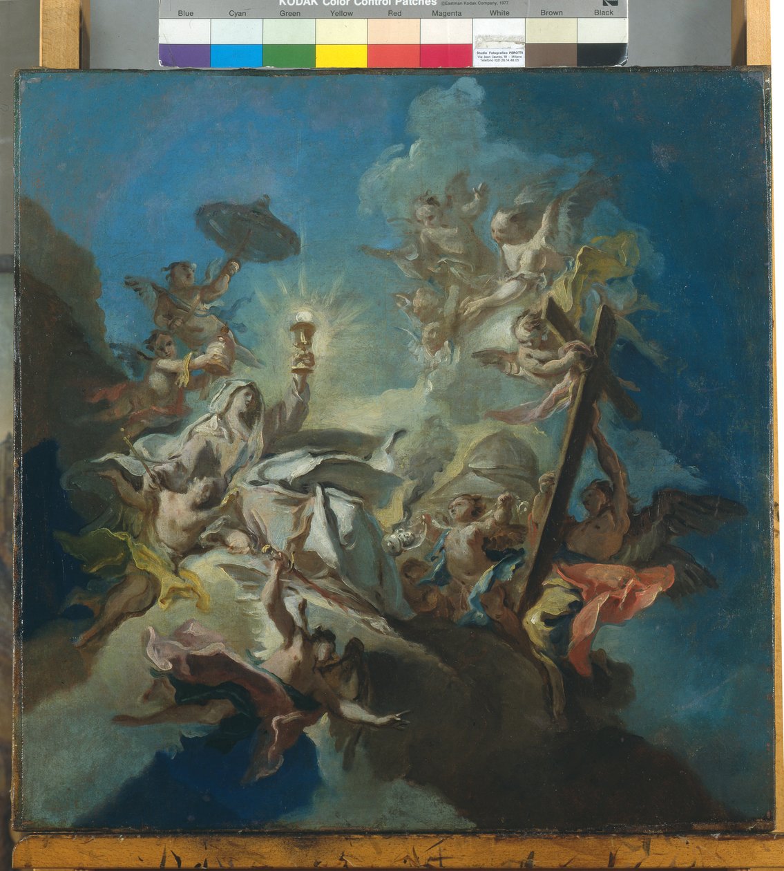 Uskon voitto, n. 1766 (öljy kankaalle) tekijältä Carlo Innocenzo Carloni
