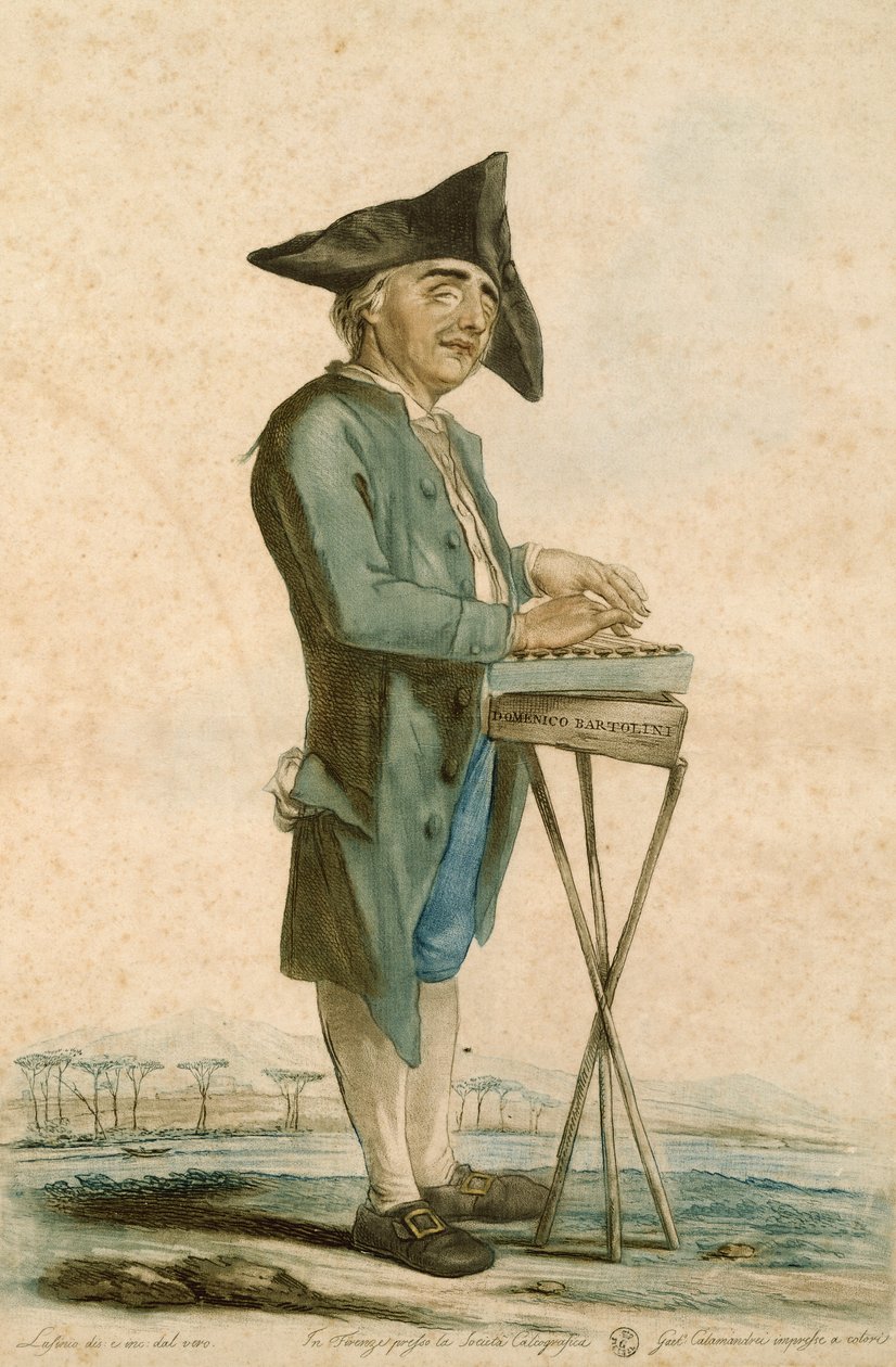 Domenico Bertolini, Carlo Lasinio (1759-1838), kaiverrus tekijältä Carlo Lasinio