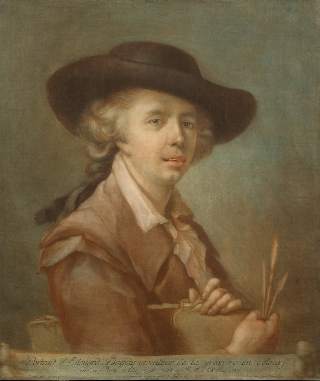 Edouard Gautier-Dagotyn muotokuva, 1783. tekijältä Carlo Lasinio