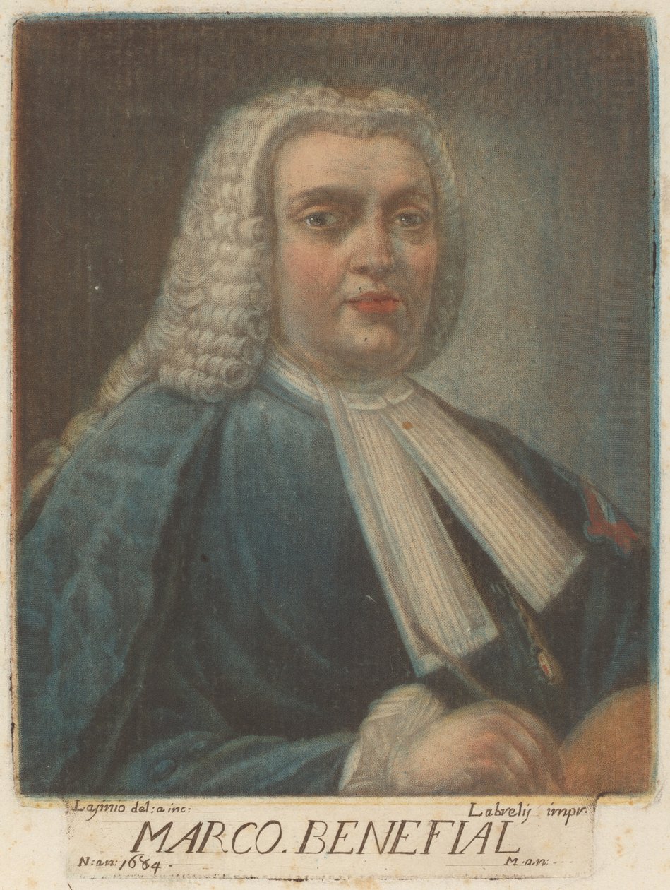 Marco Benefial tekijältä Carlo Lasinio, after Marco Benefial