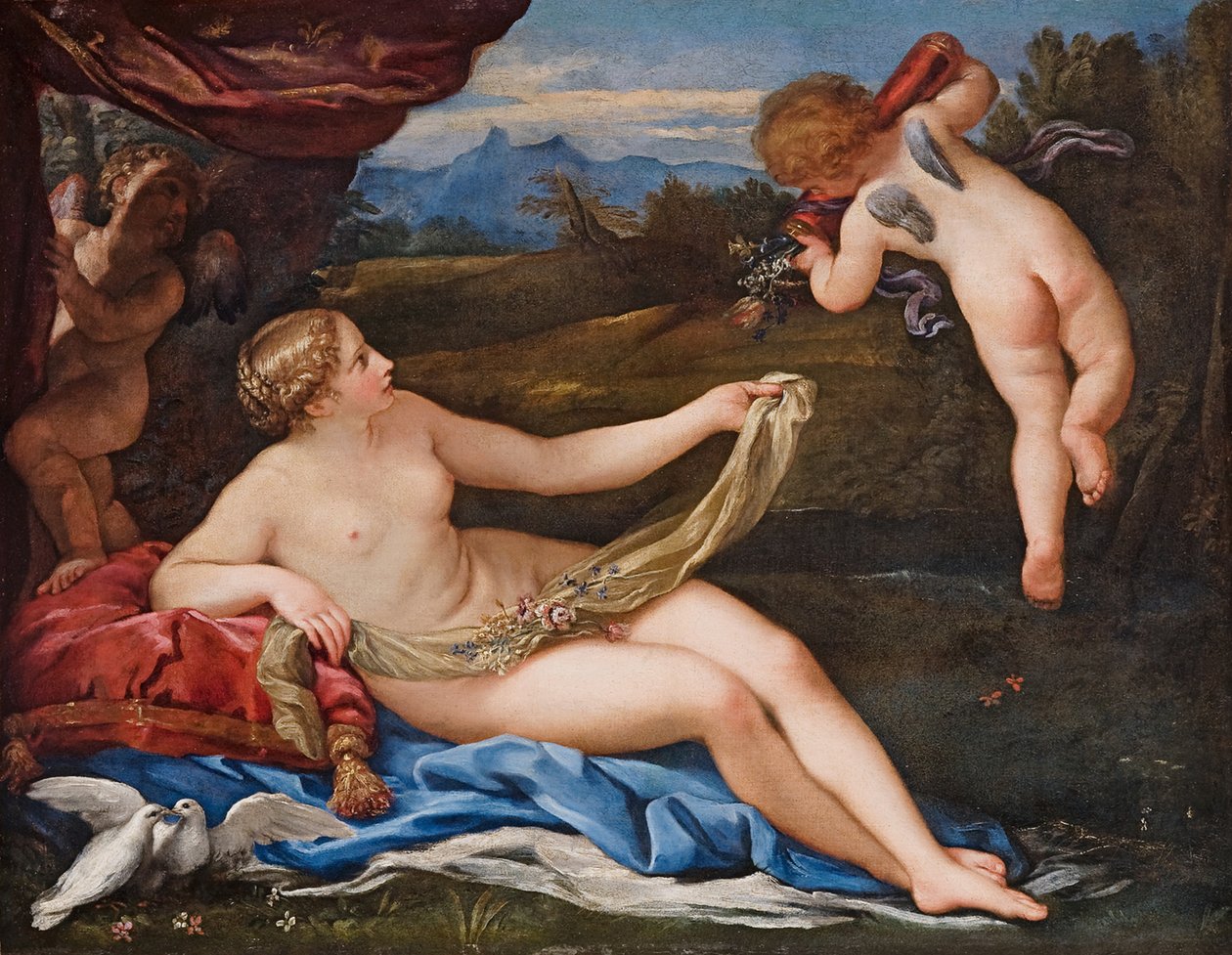 Venus ja Cupid tekijältä Carlo Maratta