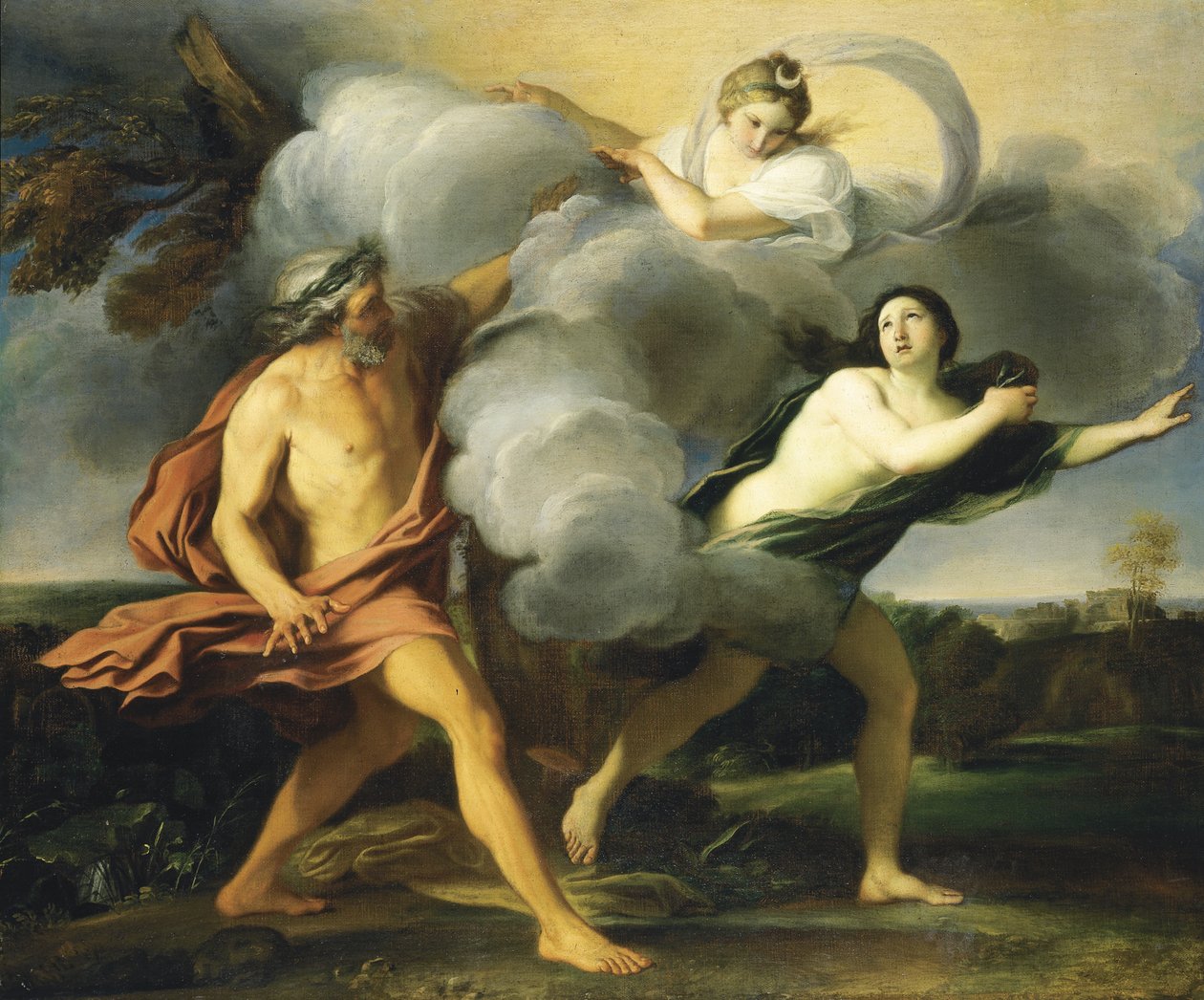 Alpheus ja Arethusa (öljy kankaalle) tekijältä Carlo Maratta or Maratti