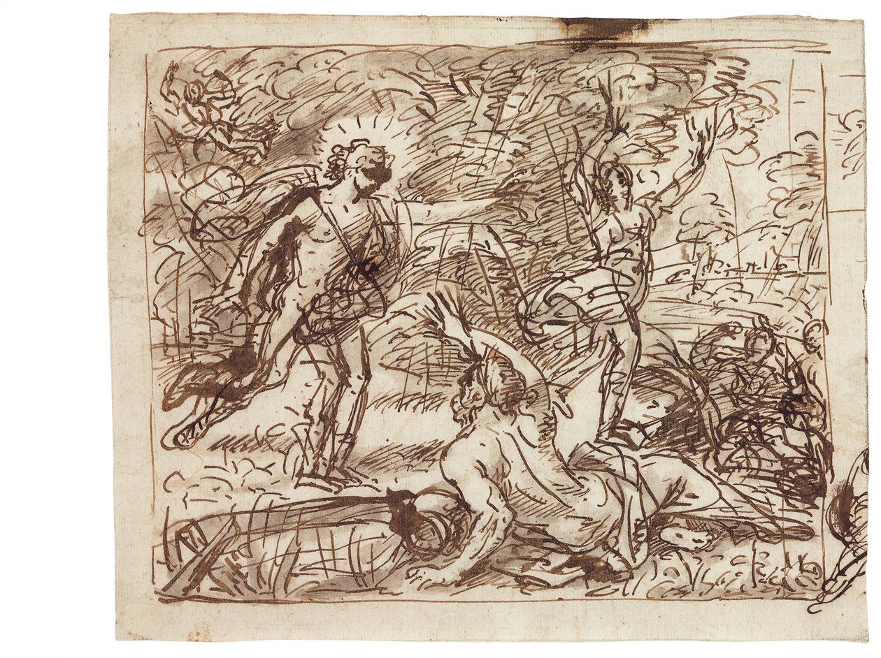 Apollo ja Daphne tekijältä Carlo Maratta or Maratti