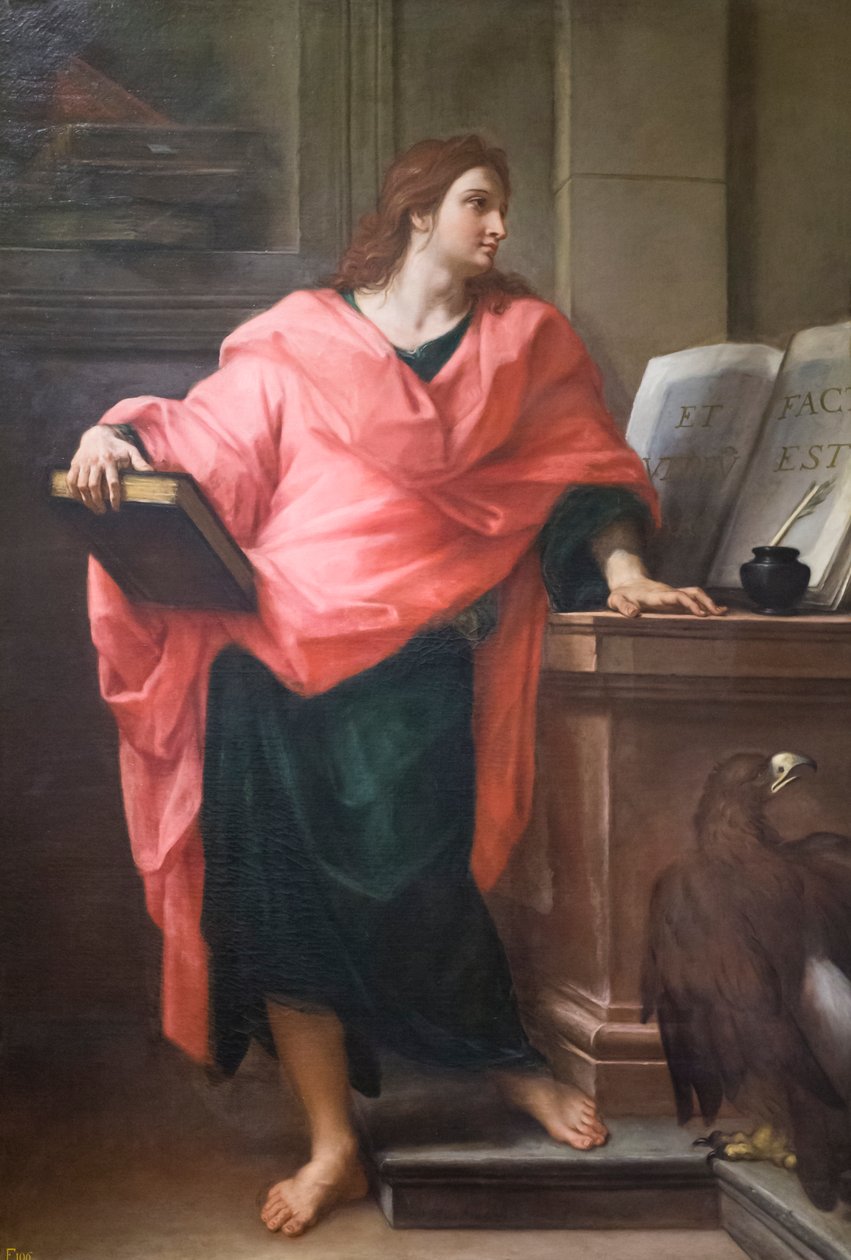 Pyhä Johannes evankelista tekijältä Carlo Maratta or Maratti