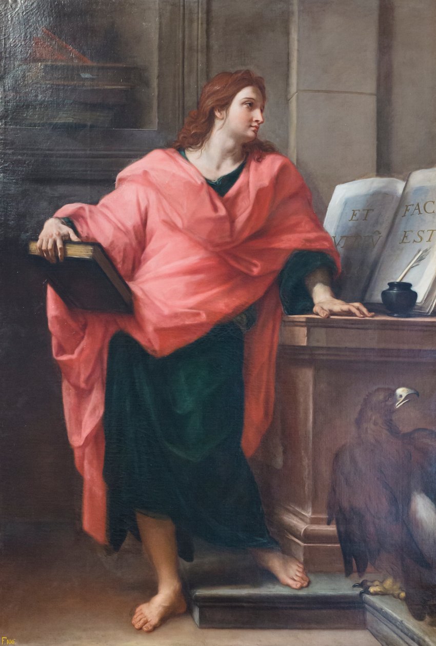 Pyhä Johannes evankelista tekijältä Carlo Maratta or Maratti