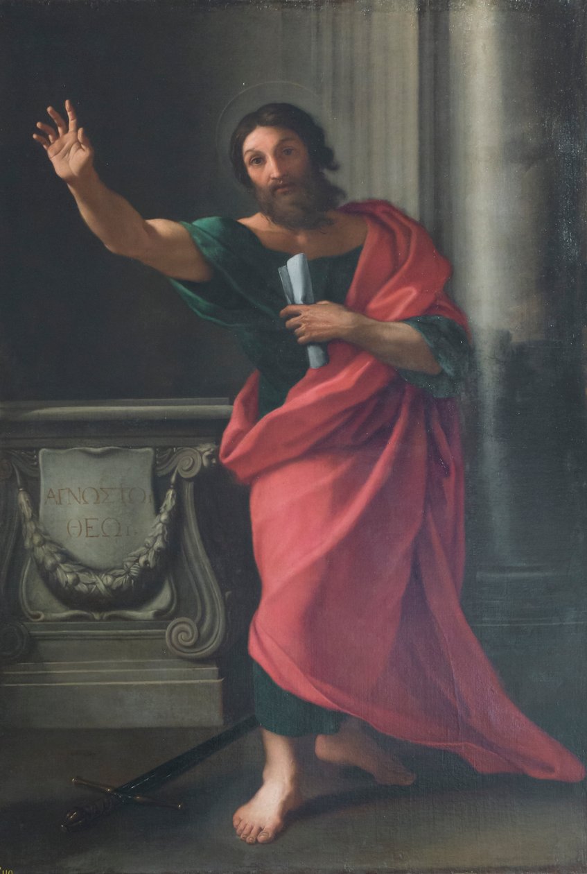 Pyhä Paavali, n. 1667 (öljy kankaalle) tekijältä Carlo Maratta or Maratti