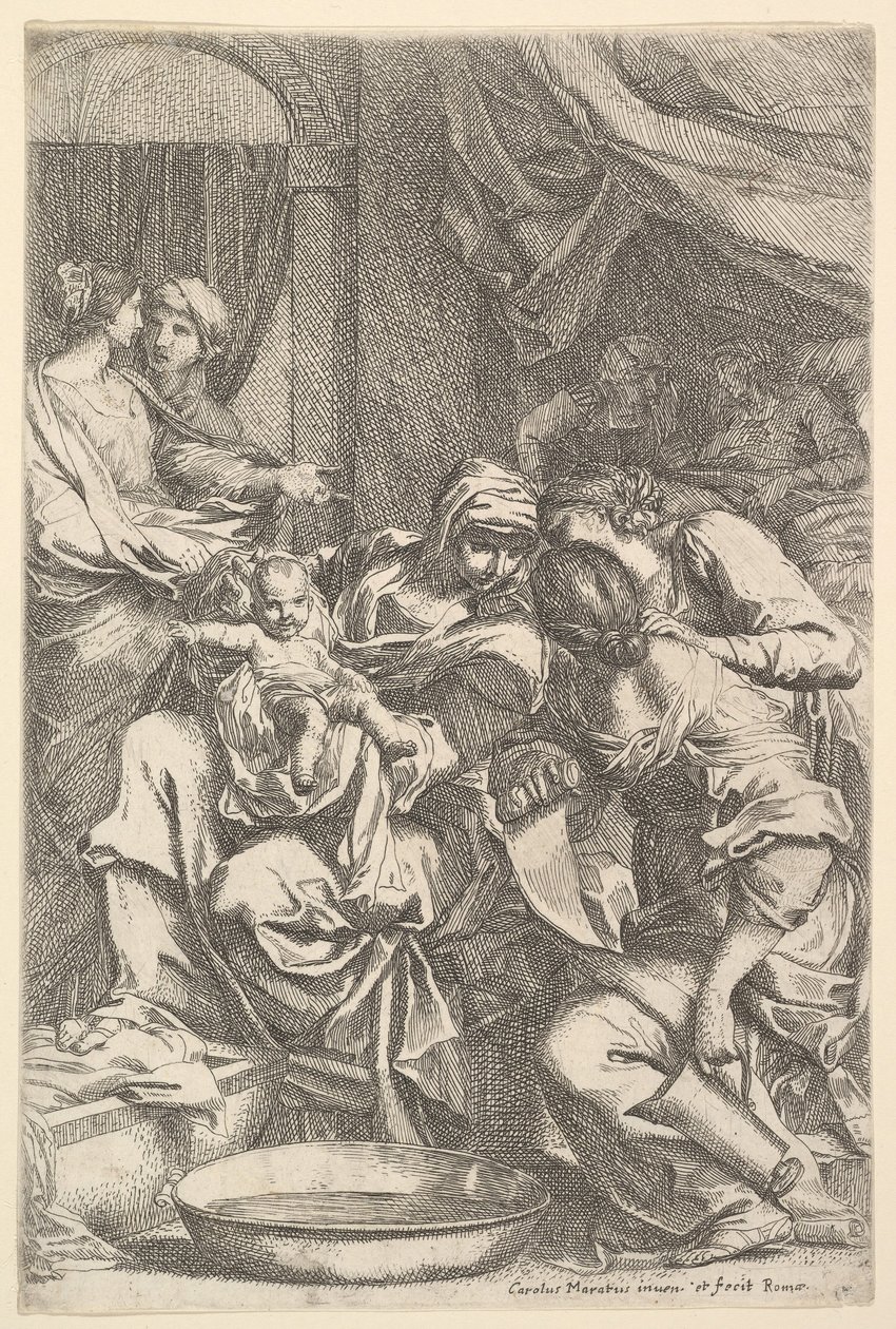 Neitsyen syntymä. tekijältä Carlo Maratta or Maratti