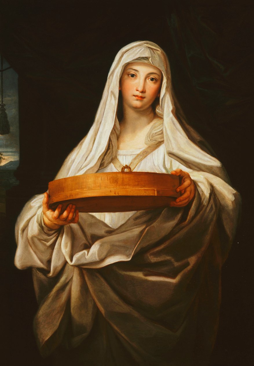 Vestal Tuccia, noin 1760-luku tekijältä Carlo Maratta or Maratti