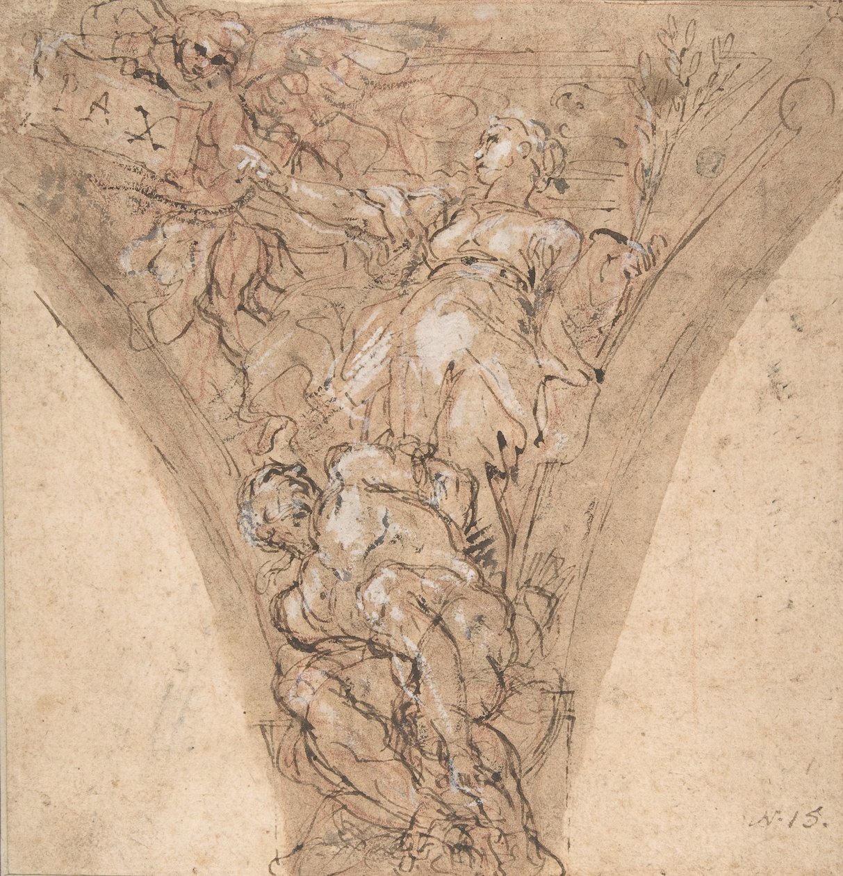 Rauhan allegorinen hahmo, 1625-1713. tekijältä Carlo Maratti