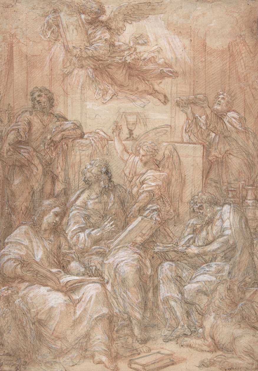 Allegoria vanhasta ja uudesta armokaudesta, 1700-1708. tekijältä Carlo Maratti
