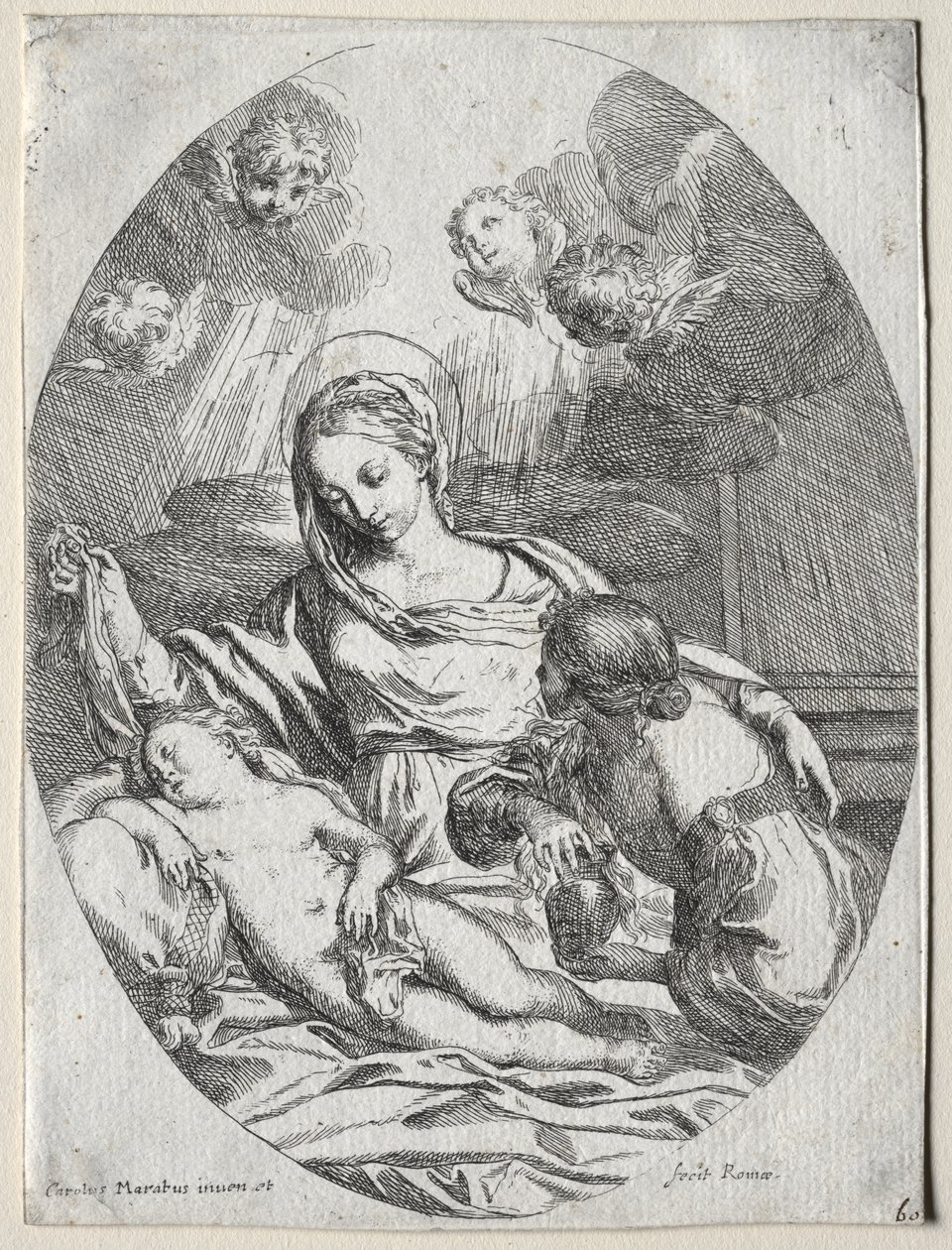 Madonna ja lapsi Magdalenan kanssa tekijältä Carlo Maratti
