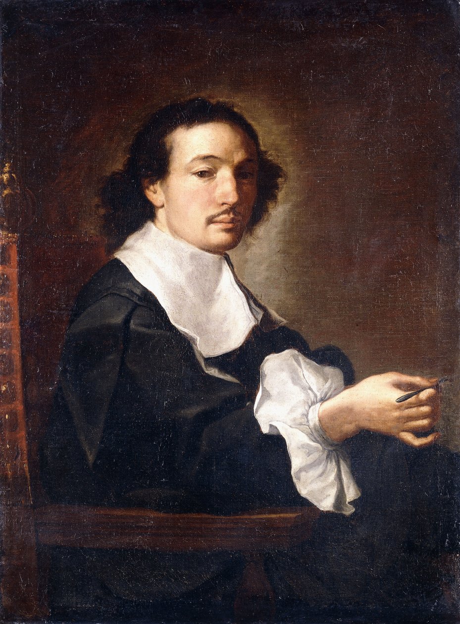 Muotokuva lääkäristä, luultavasti Giovanni Guglielmo Rivasta tekijältä Carlo Maratta or Maratti