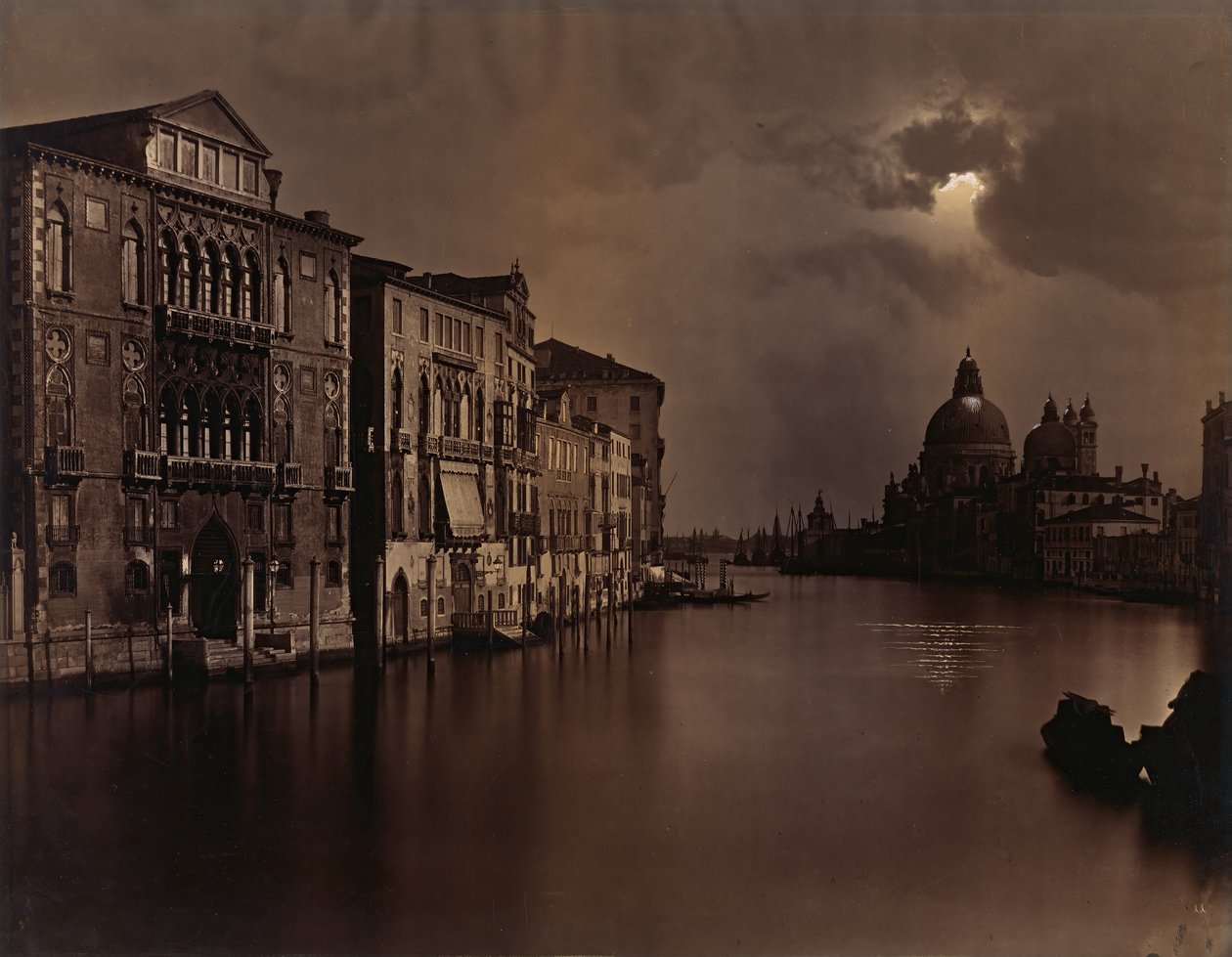 [Yönäkymä Grand Canalille, Venetsia], n. 1875. tekijältä Carlo Naya