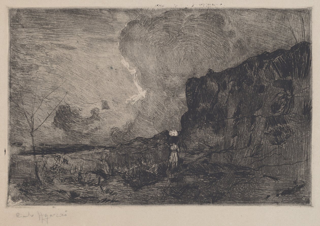 Maisema, ennen vuotta 1915. tekijältä Carlo Paolo Agazzi
