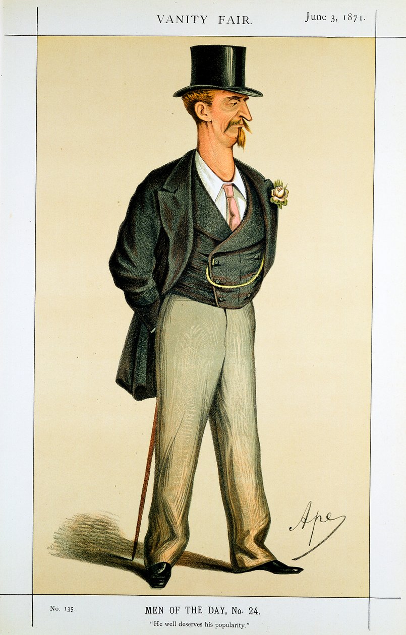 Eyre Massey Shaw, brittiläinen palomies, 1871 tekijältä Carlo Pellegrini