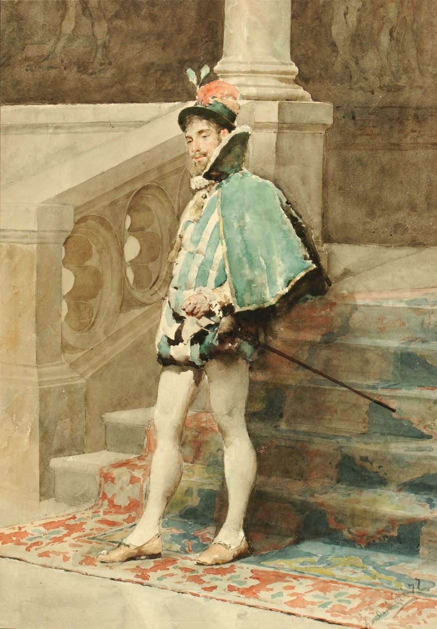 Hovimiehen tutkimus, 1877. tekijältä Carlo Randanini