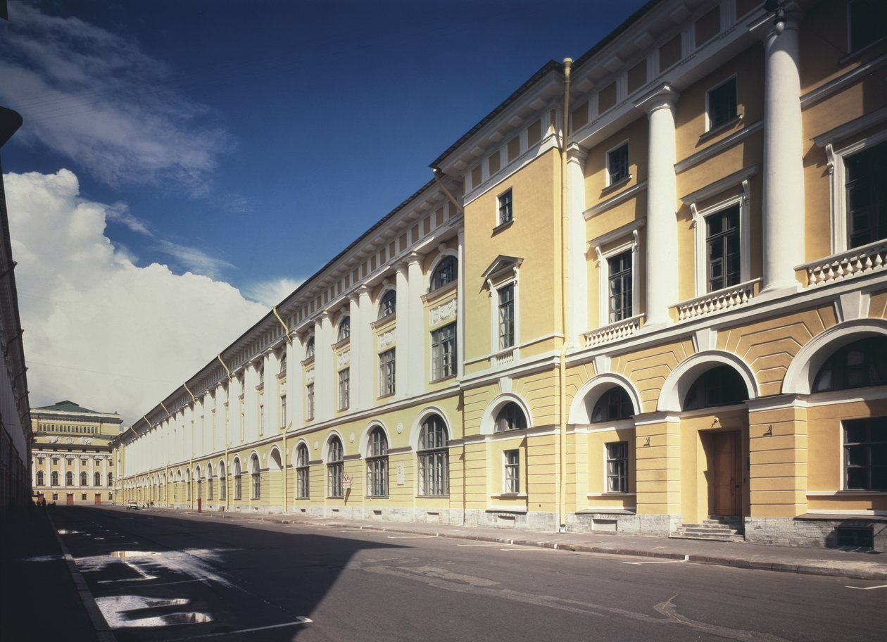 Arkkitehti Rossi Street Pietarissa, 1828-1832 tekijältä Carlo Rossi