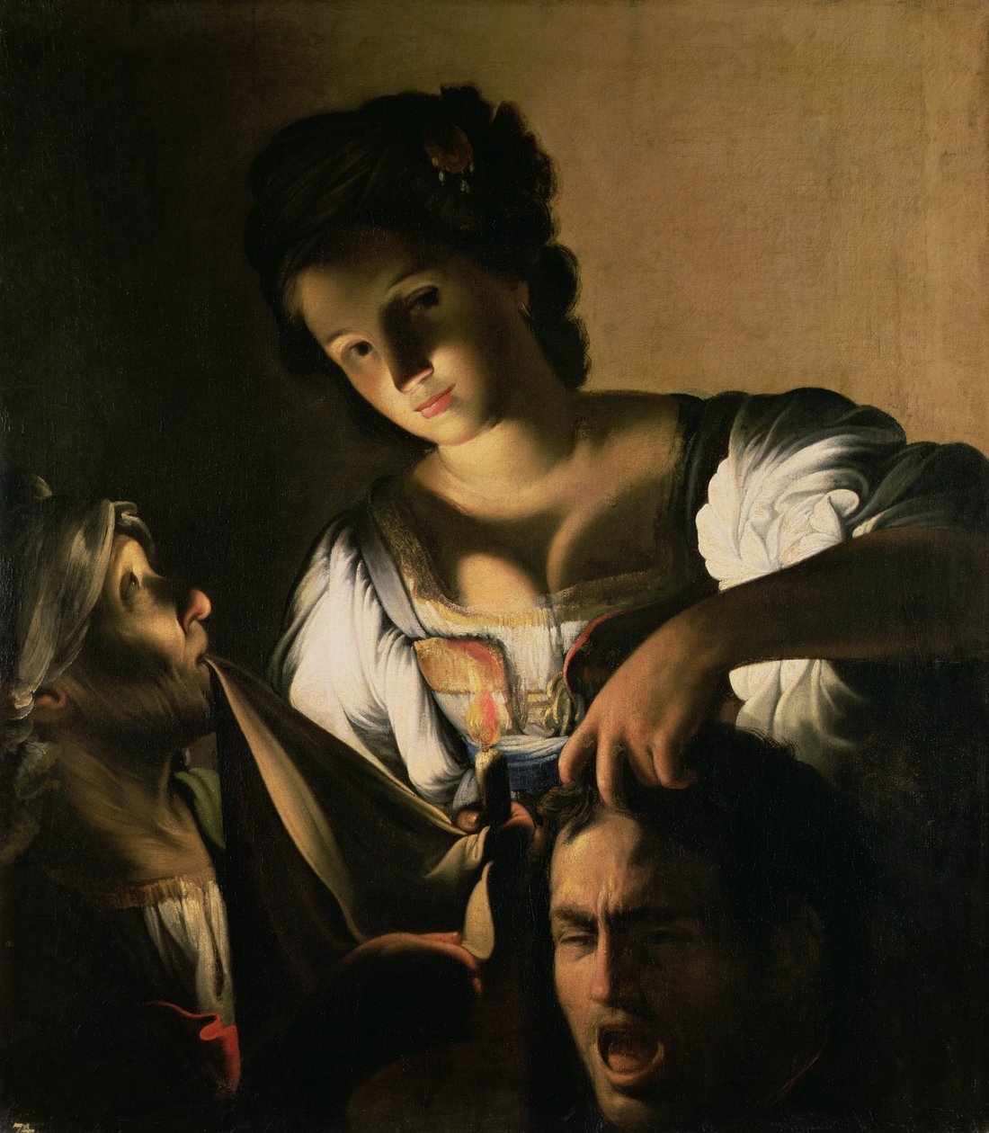 Judith Holofernesin pään kanssa, 1615 tekijältä Carlo Saraceni