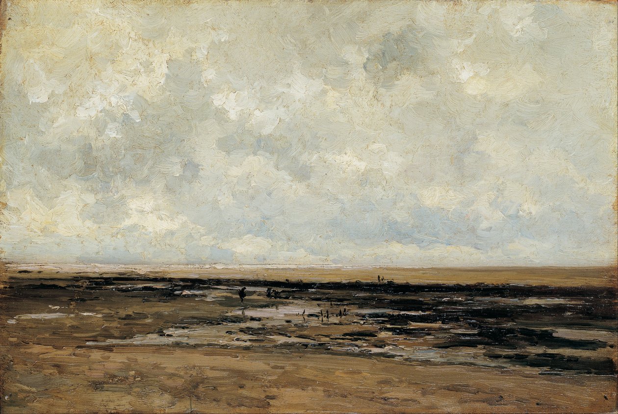 Villervillen ranta. Normandia tekijältä Carlos de Haes