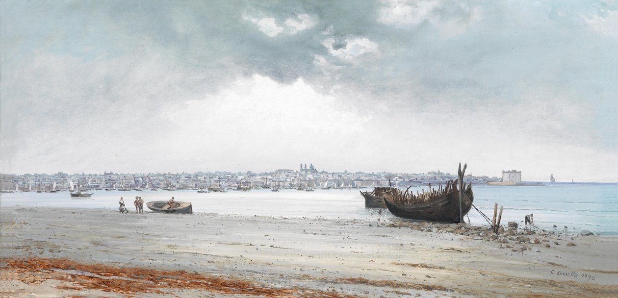 Blick auf Montevideo tekijältä Carlos Corsetti