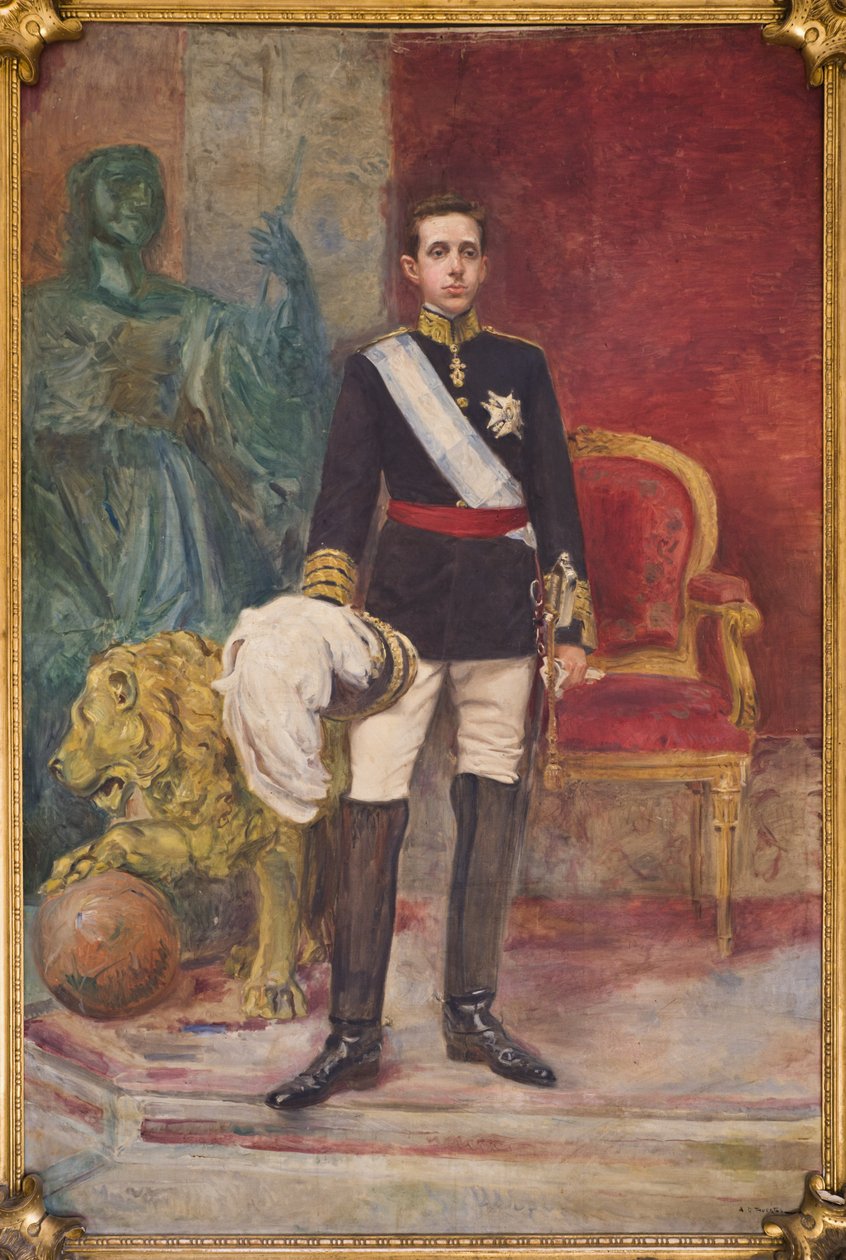 Hänen Majesteettinsa kuningas Alfonso XIII tekijältä Carlos Angel Diaz Huertas