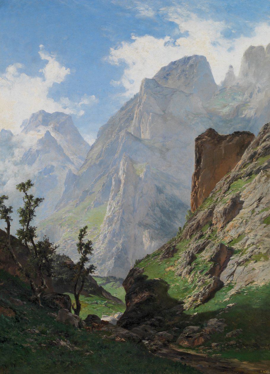 Mancorbon sola Picos de Europassa tekijältä Carlos de Haes