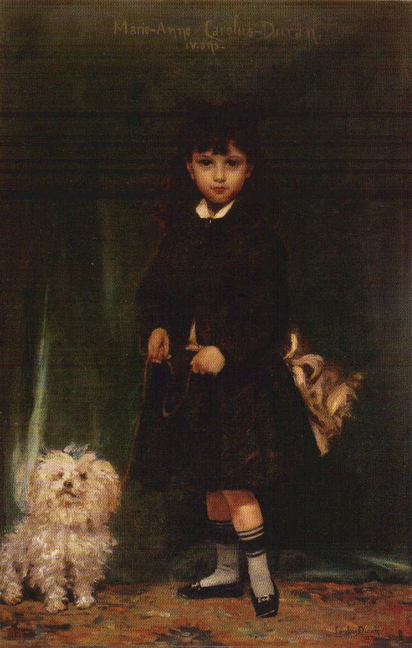 Taiteilijoiden tytär, Marie-Anne tekijältä Carolus Duran