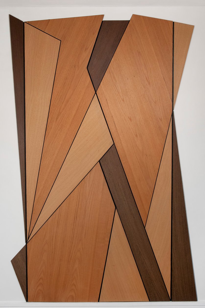 Vorticist Doors, 2012 (puuviilu) tekijältä Carolyn Hubbard Ford