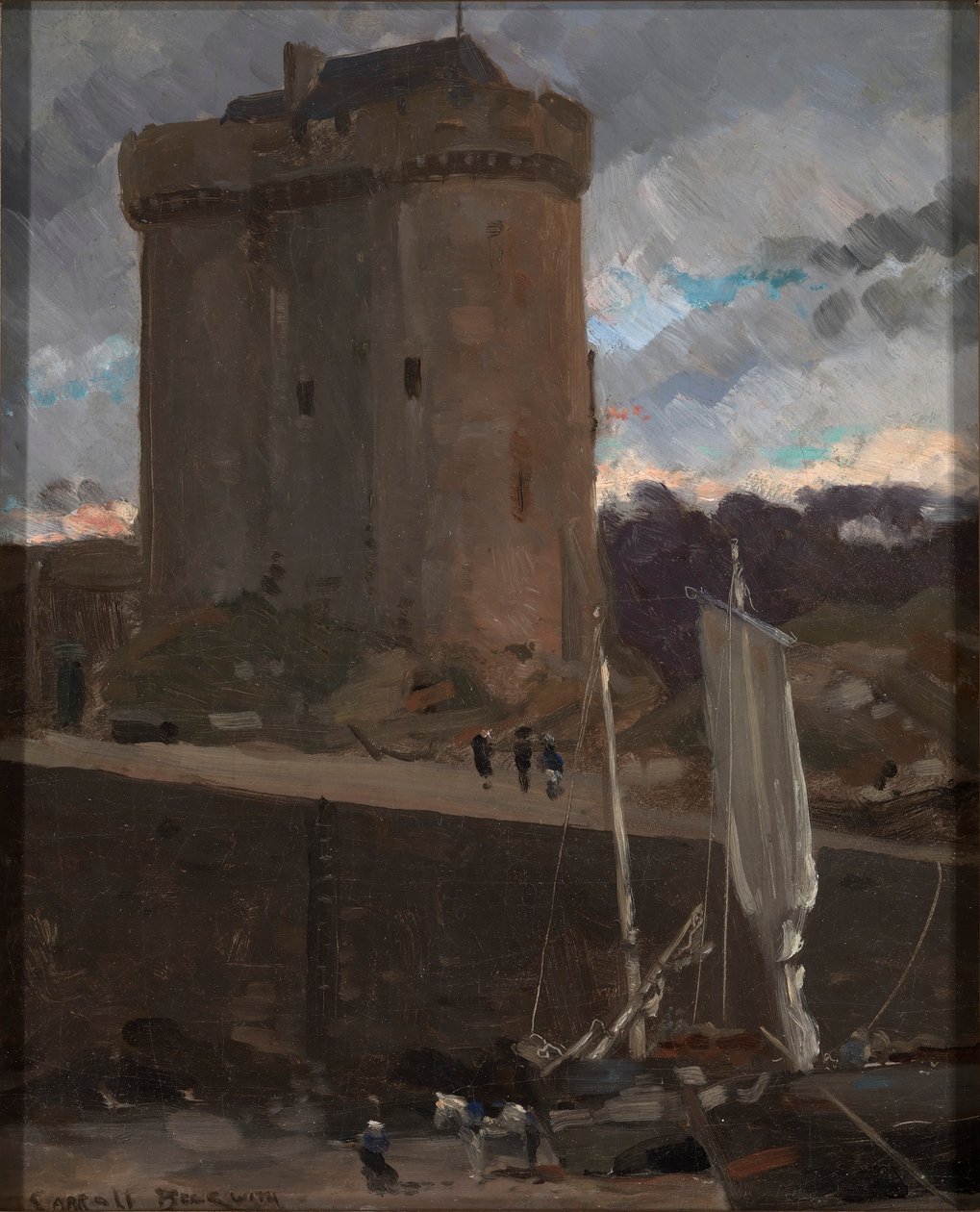 La Tour de Solidor St. Severinissä, Normandiassa tekijältä Carroll Beckwith