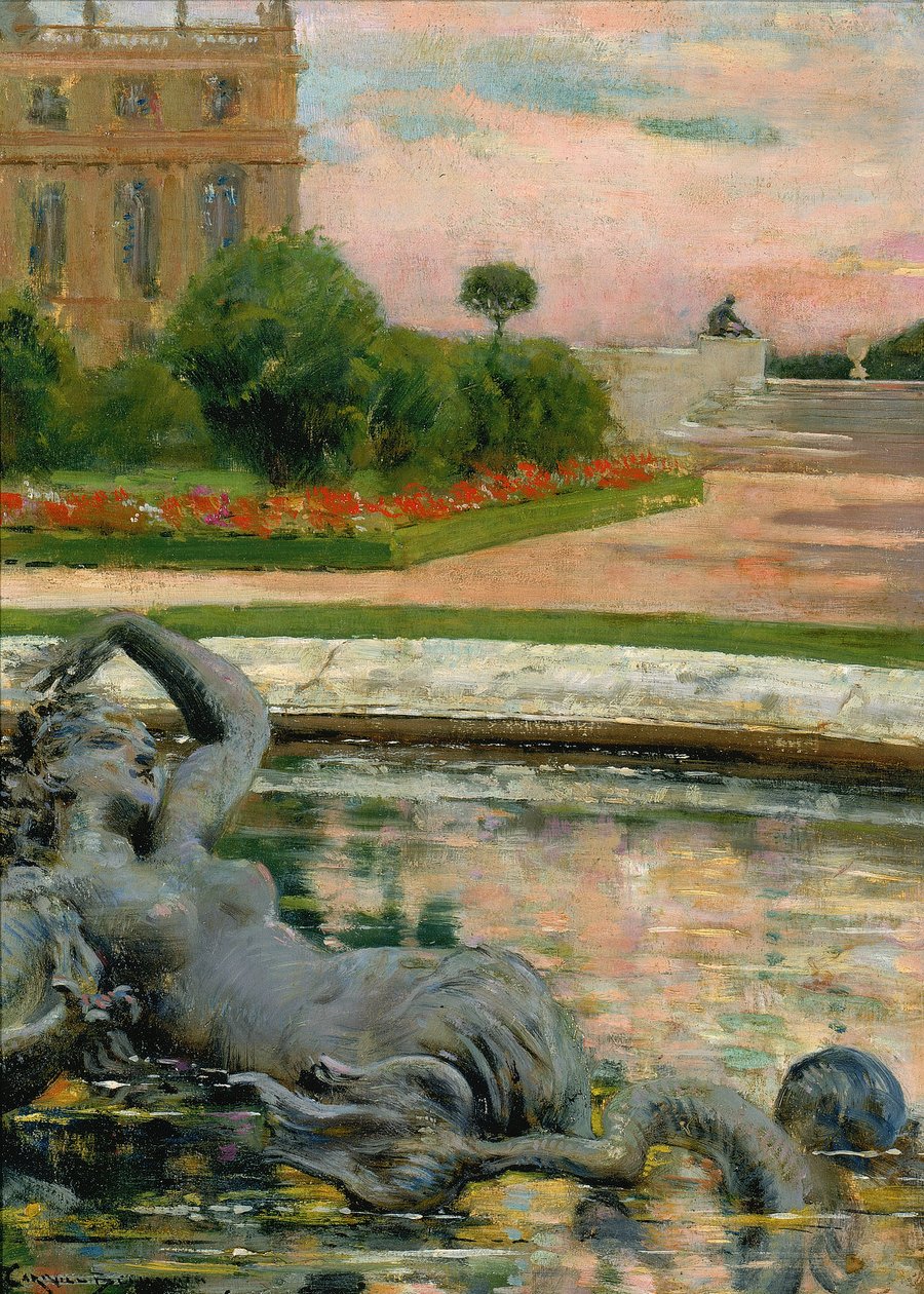 North Parterre, Sireenien lähde, 1913. tekijältä Carroll Beckwith