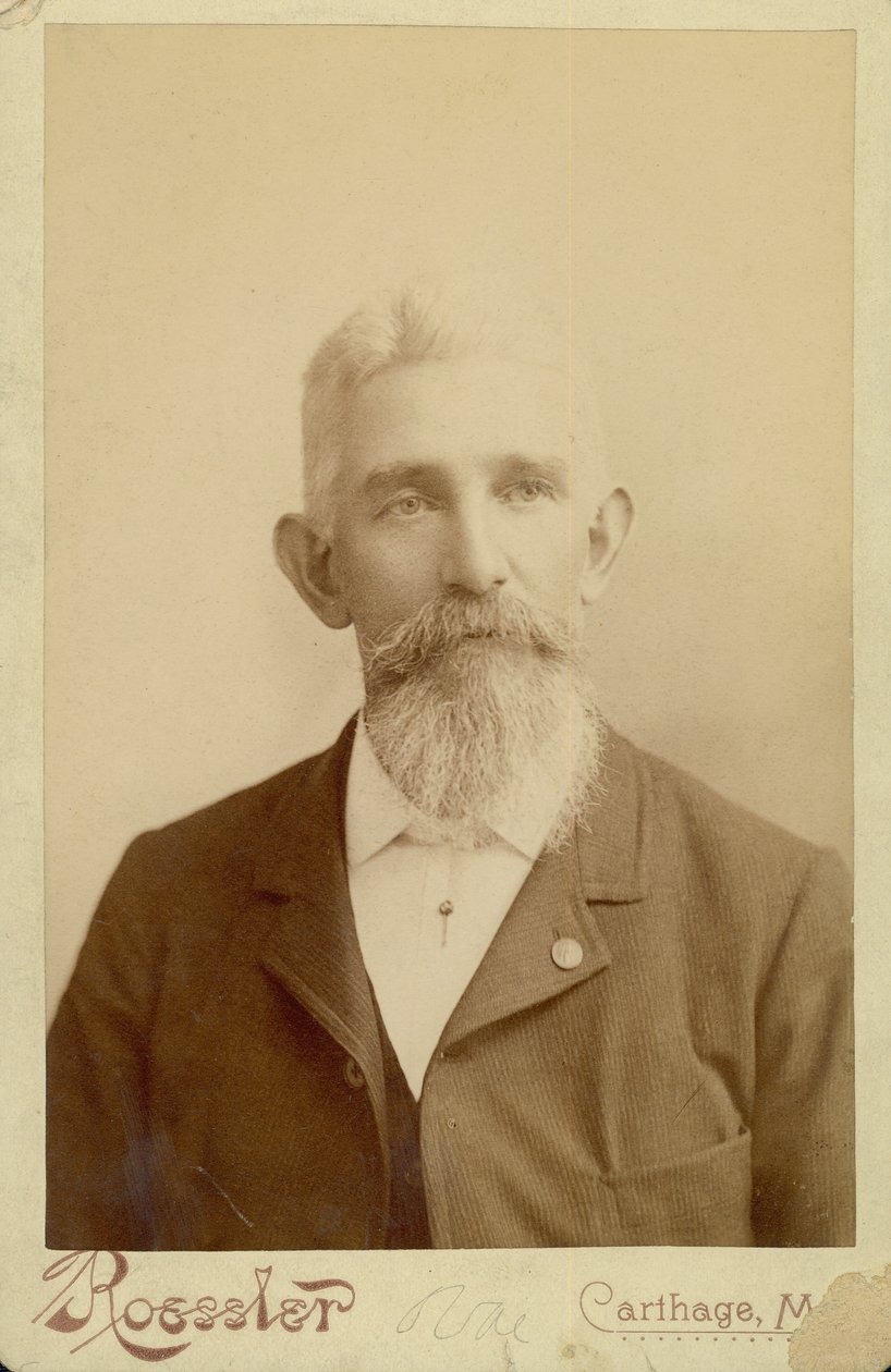 William Leander Burlingamen rintakuva tekijältä Carthage Roessler