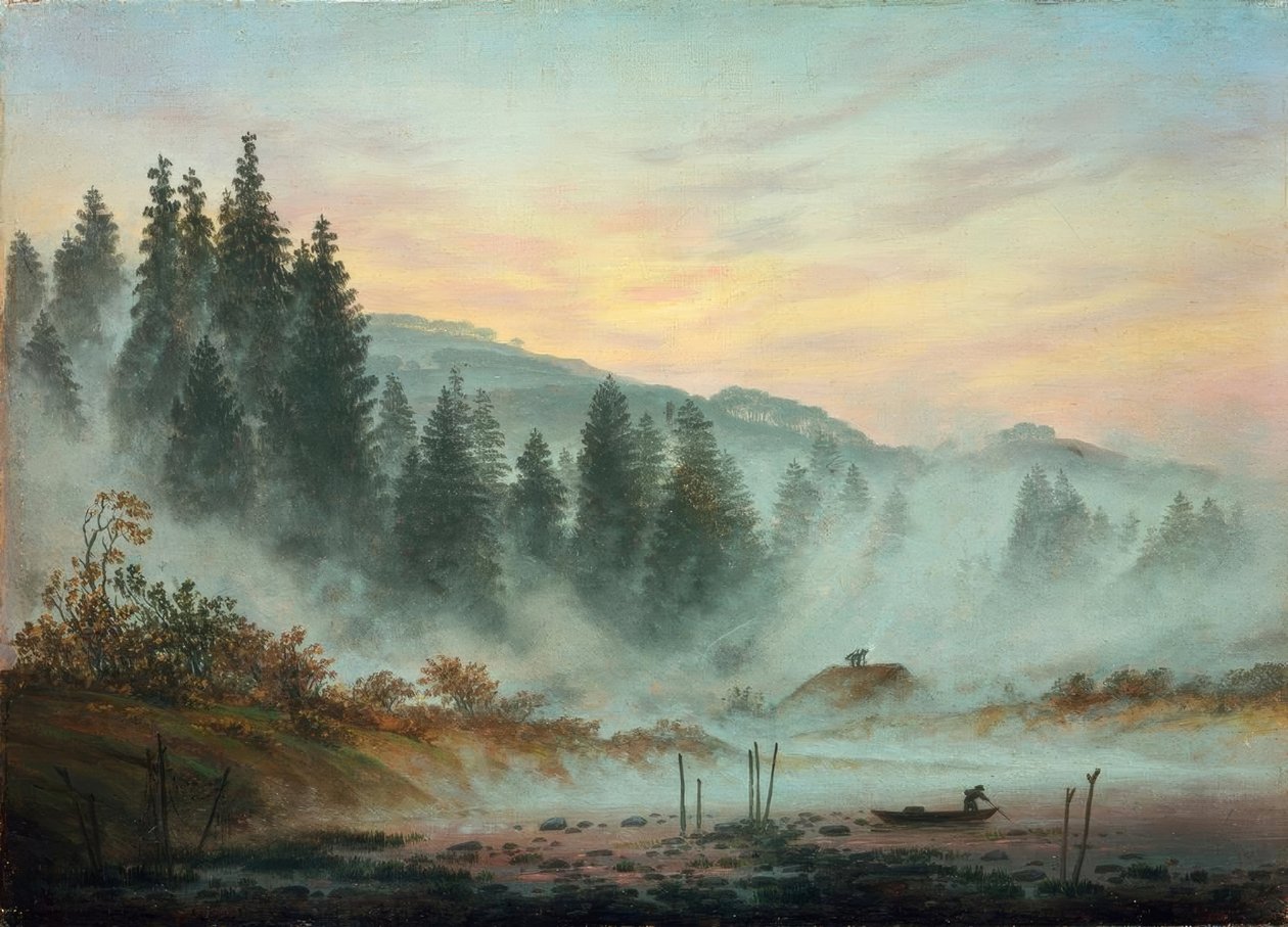 Der Morgen tekijältä Caspar David Friedrich