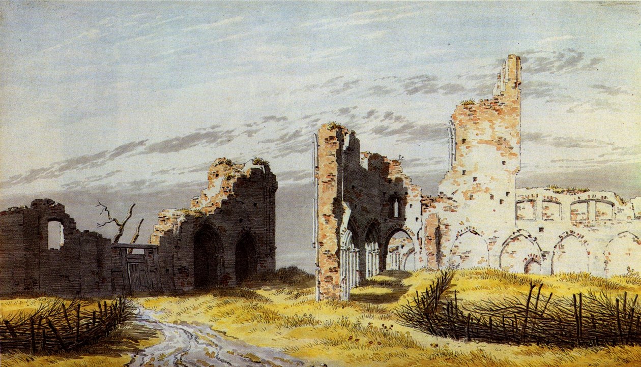 Ruine des Klosters Eldena tekijältä Caspar David Friedrich