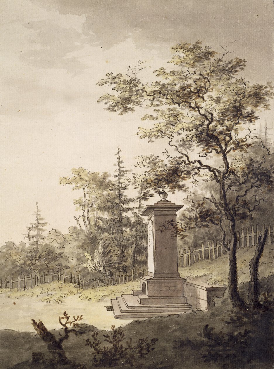 Emilias Kilde, 1797 (kynä ja muste ja wc paperilla) tekijältä Caspar David Friedrich