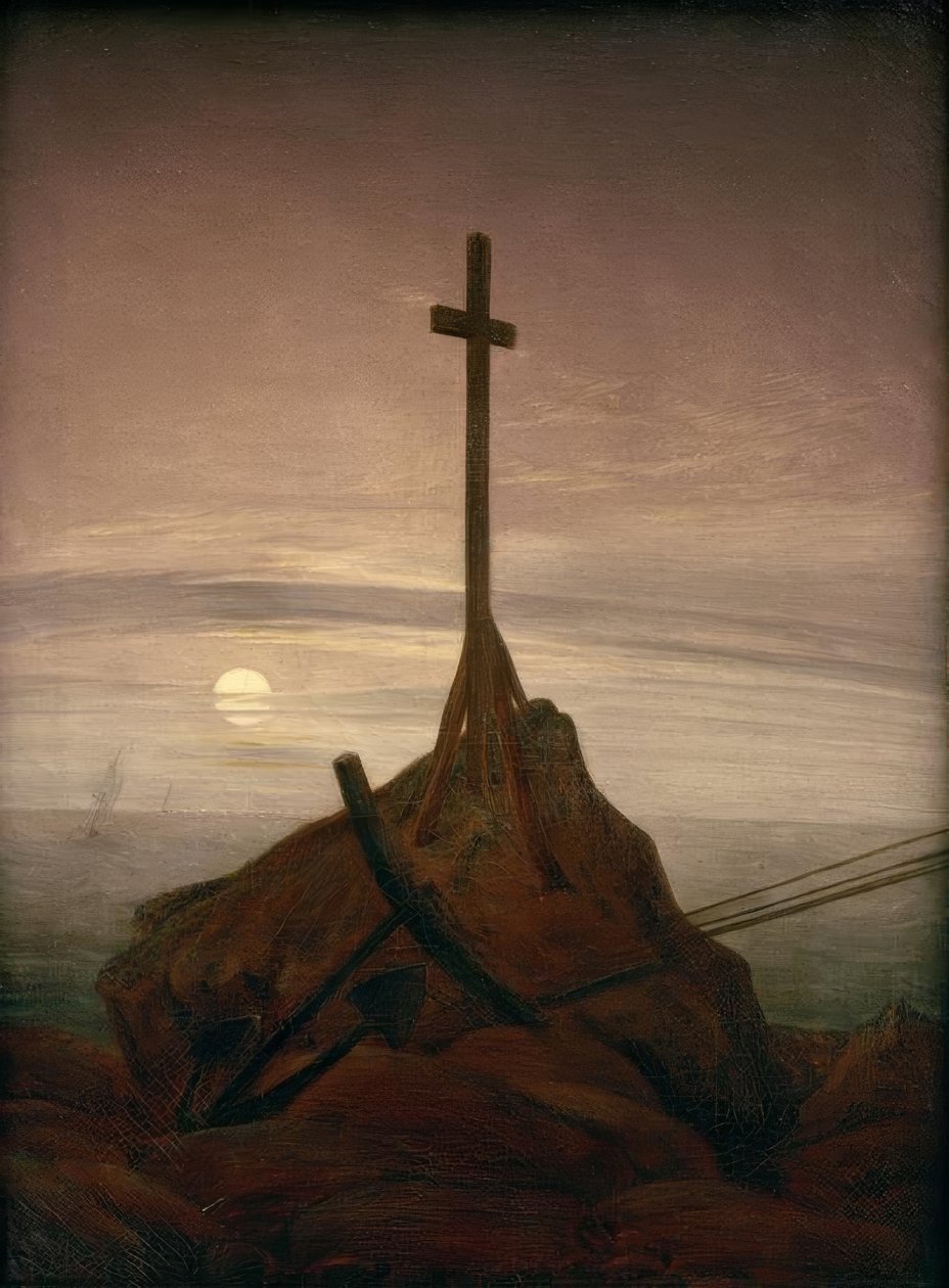 Kreuz an der Ostsee tekijältä Caspar David Friedrich