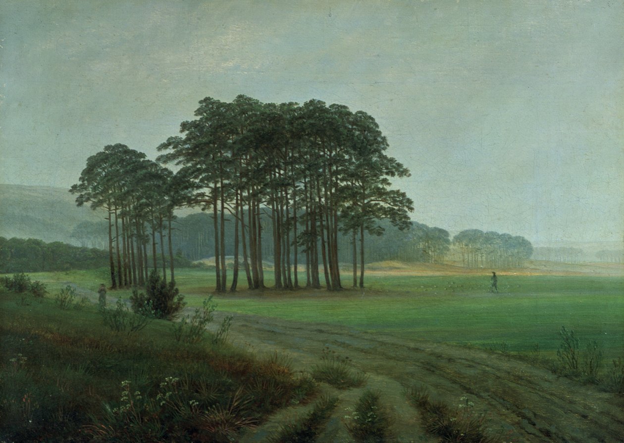 Keskipäivä, 1820-25 tekijältä Caspar David Friedrich